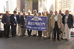 Members of the Northwestern University Dental School class of 1954 gathered at the Allerton Hotel in Chicago in September to celebrate their 60th reunion. The group examined the G.V. Black Collection in the Feinberg School of Medicine’s Galter Health Sciences Library, toured Abbott Hall, where most of the single students were housed in the 1950s, and enjoyed three events along the Magnificent Mile. Thirteen members of the class of 1954 — and 10 spouses and 14 family members and friends — enjoyed the reunion, including, from left, Tom McDermott, Arnie Steinberg, Paul Sheinman, Bernie Ross, Bob Shippee, Sam Espeland, Harry Hatasaka, Carl Colbie, Don Smith, Bob Martens, Otto Stevens, Karl Bernklau and Duane Paulson. 